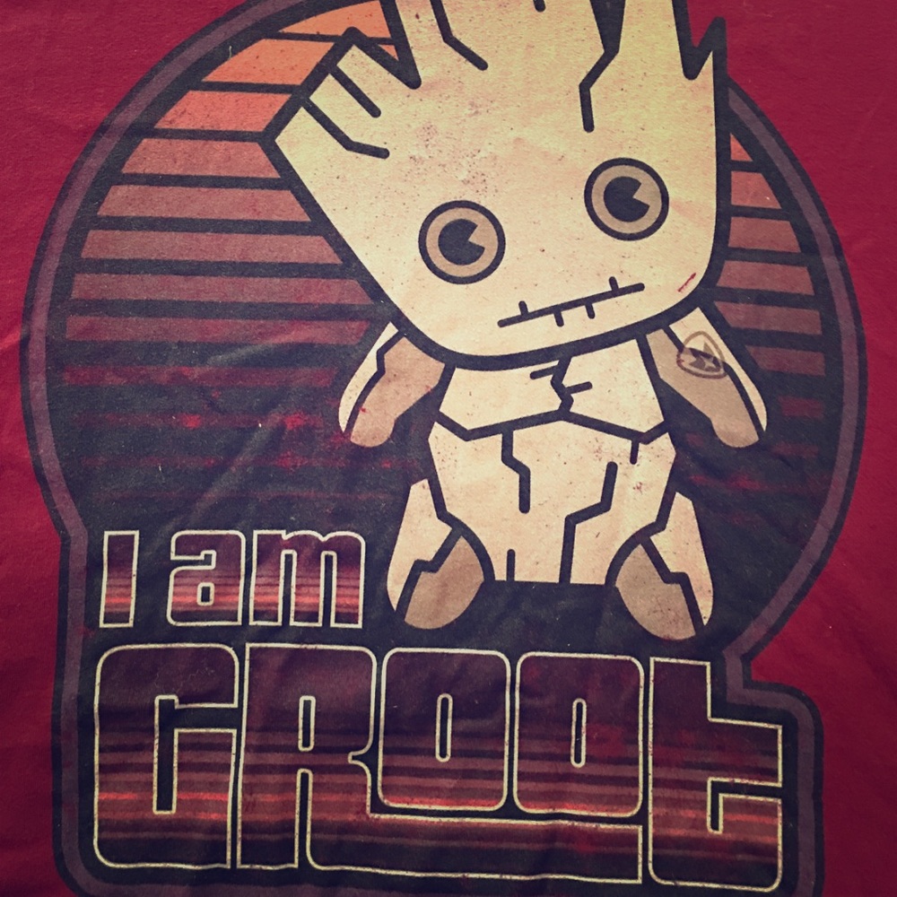 NWOT Marvel GROOT Kawaii T-SHIRT SZ M
